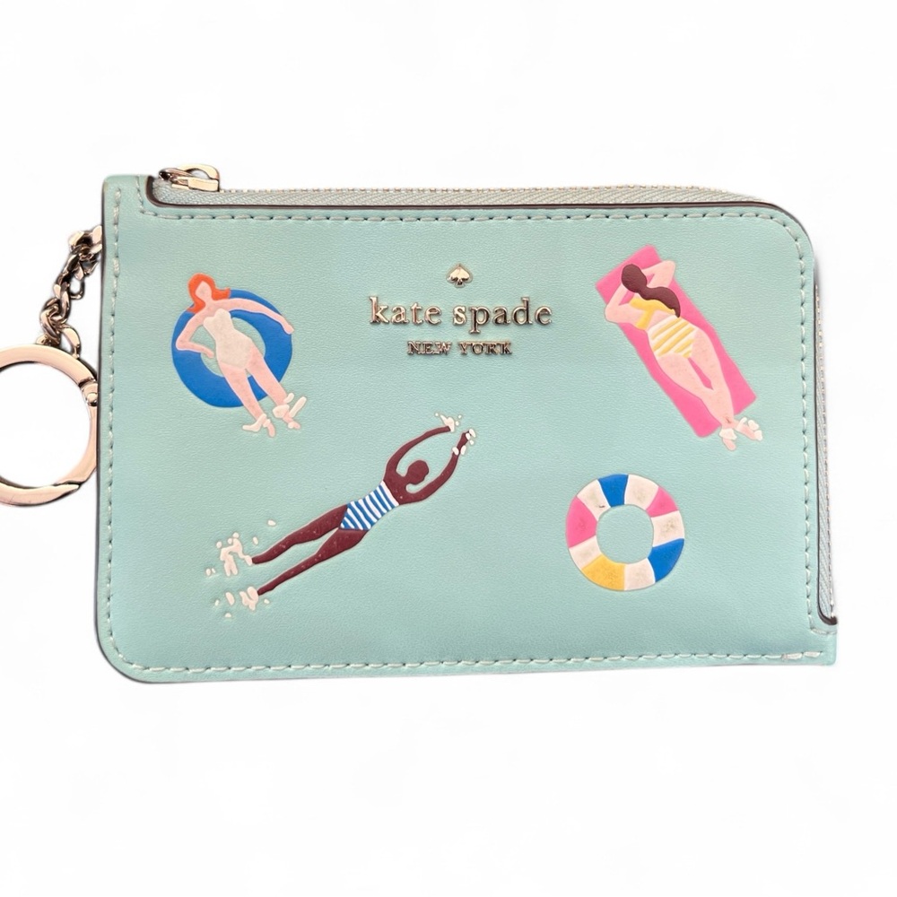 Kate Spade Pool Float Medium L-zip Card
Holder